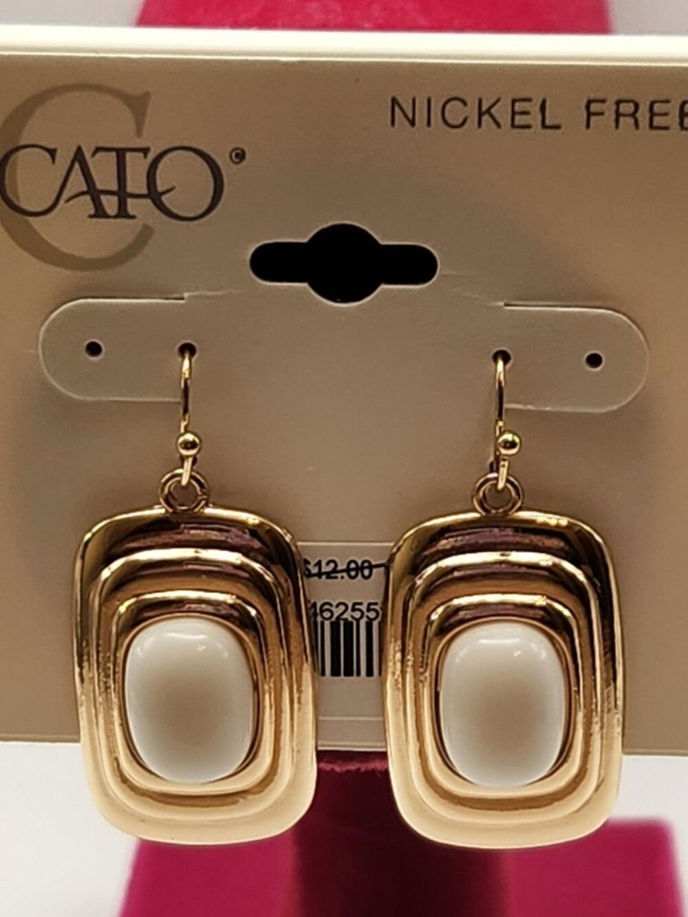 *SPECIAL* Cato earrings gold tone nickel free NEW